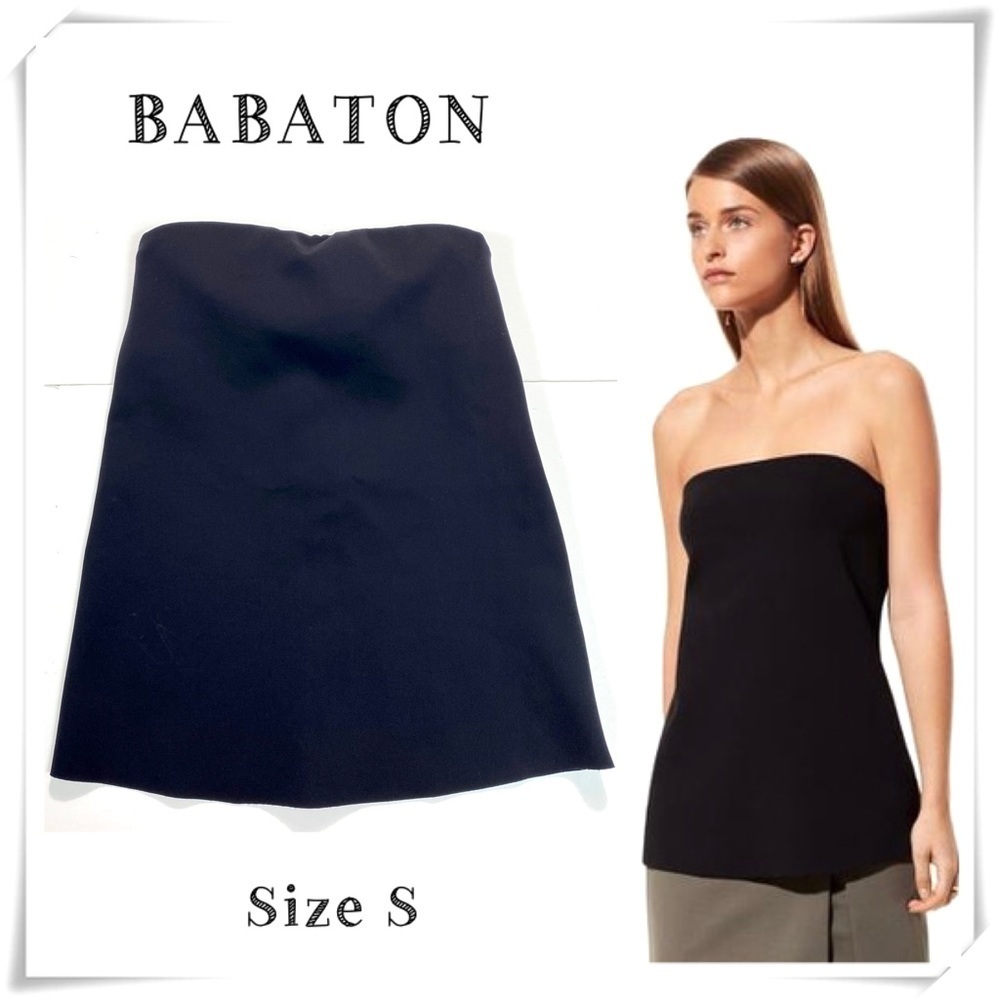 Aritiza Babaton Black Alice Strapless Top in Black Size S #2572-17